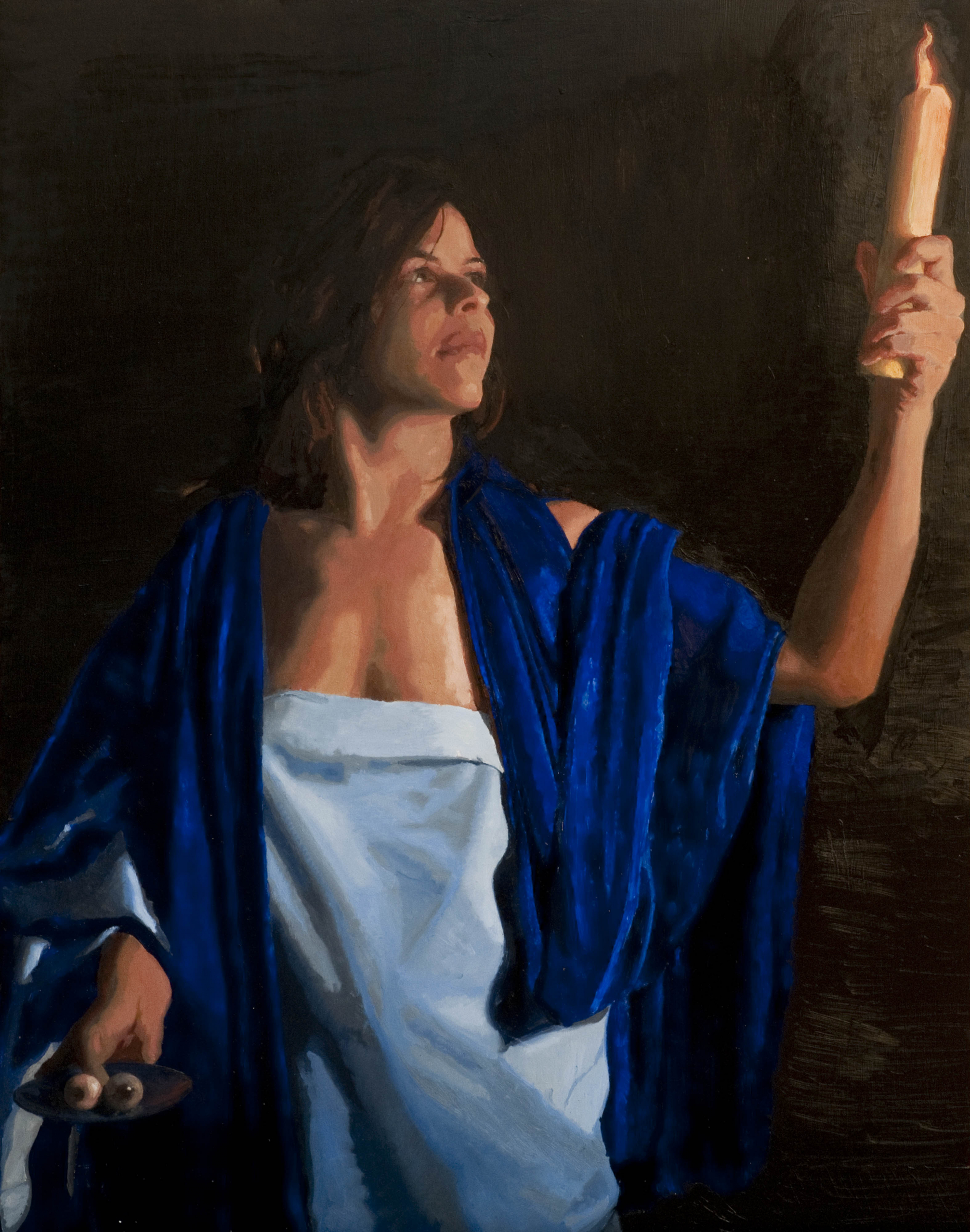 Santa Lucía (Óleo sobre tabla) 150x100cm